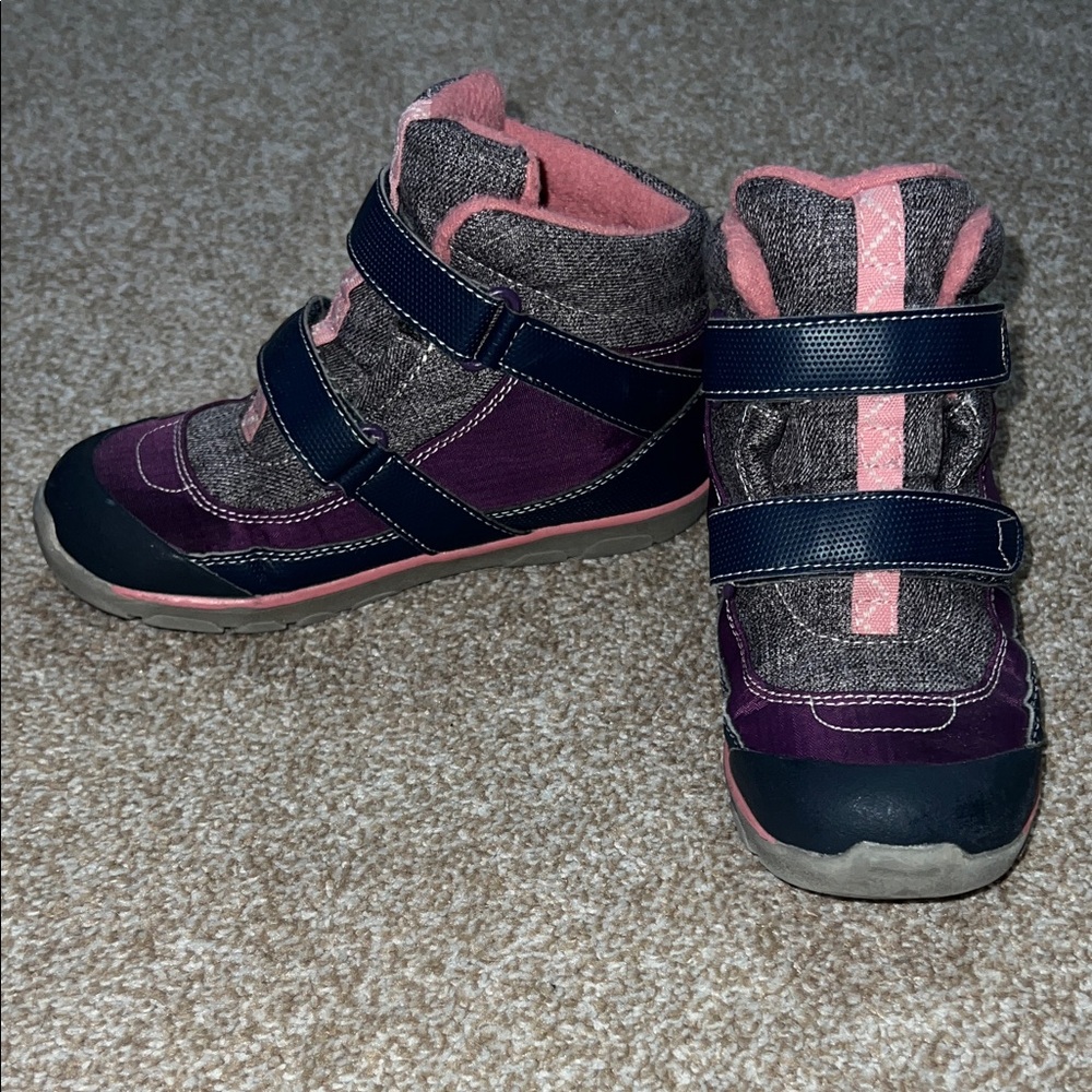See Kai Run Kids Boots - Purple and Blue